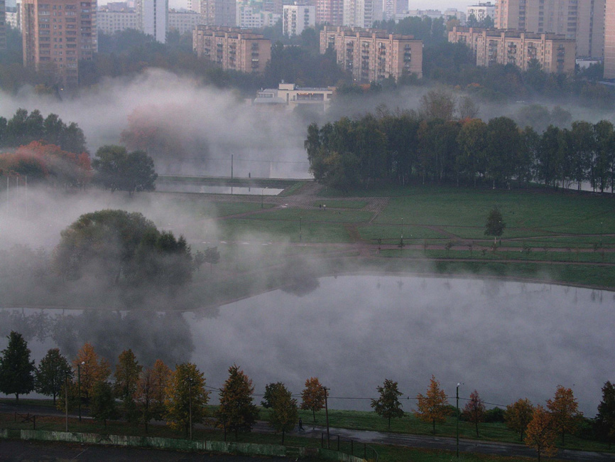 Туман над городом