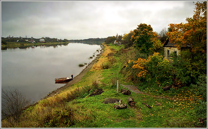 Деревенская осень [1] (Старая Ладога, Ленинградская обл.)