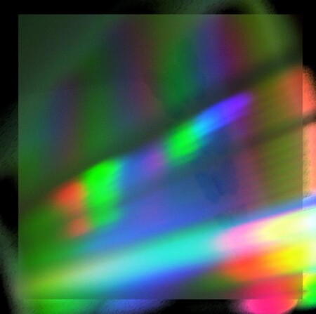 моя рука в потоке света