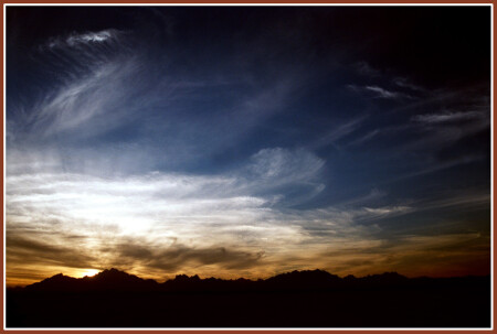 Закат в пустыне