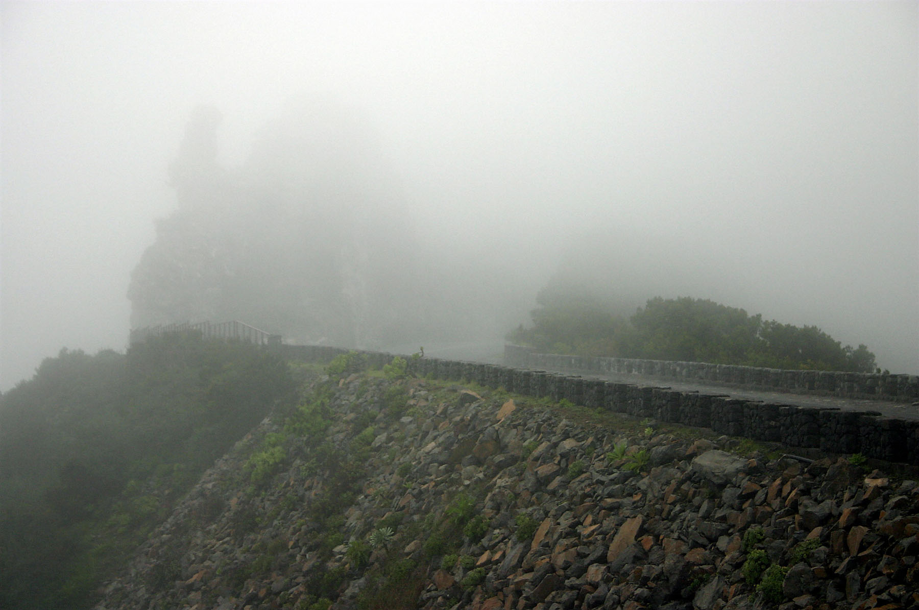 La Gomera. Дорога в облаках.