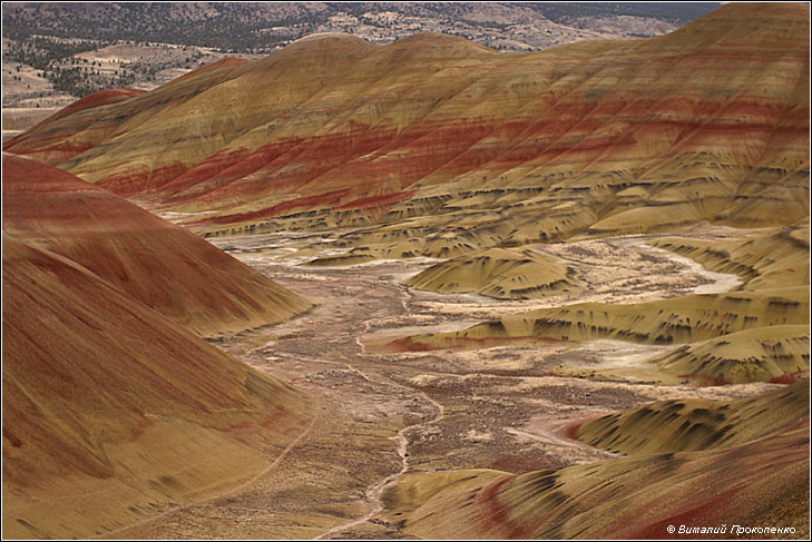 Раскрашенные холмы (Painted Hills)