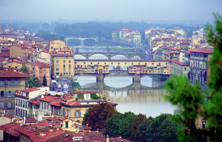 Флоренция. &quot;Золотой мост&quot;.