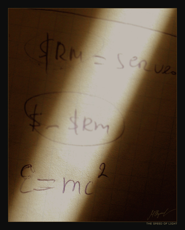 The speed of light is. At the Speed of Light