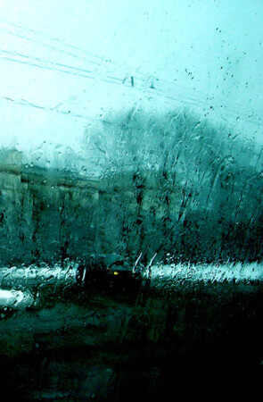 Alone in the rain