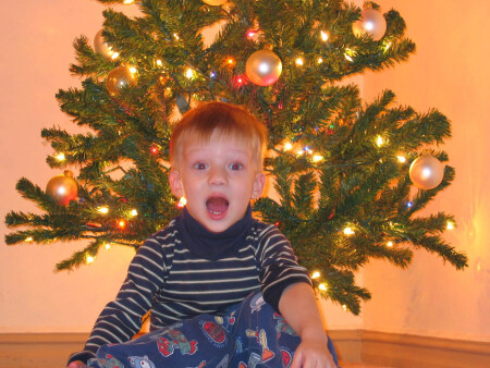 Увидел Деда Мороза