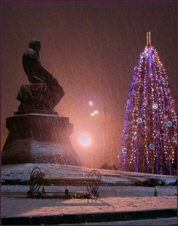 Новогодняя ночь. Хорошо погуляли :).