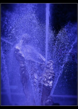 Samson in blue