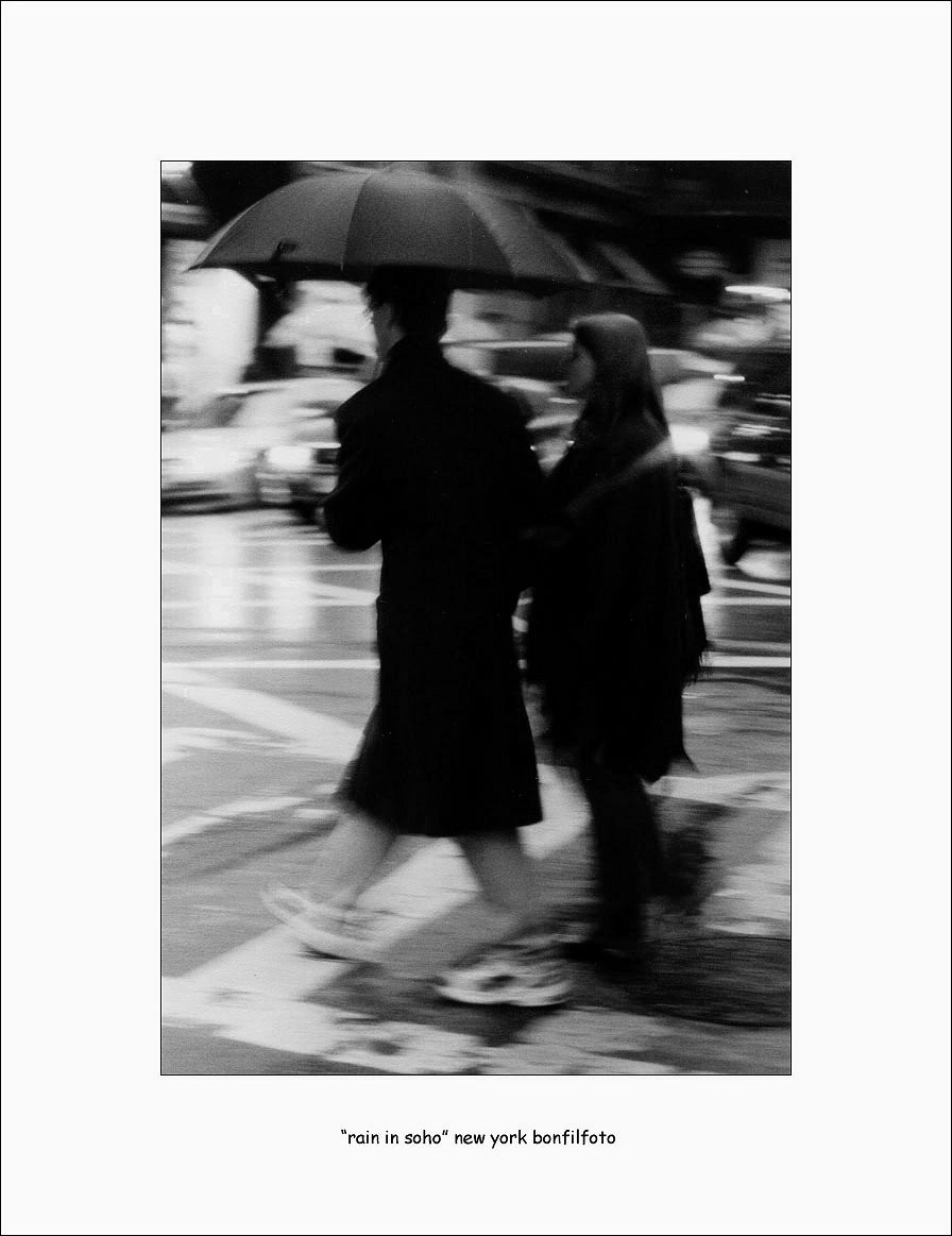 зимний дождь в сохо /new york/