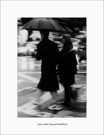 зимний дождь в сохо /new york/