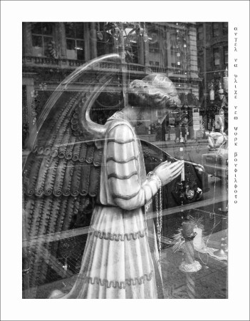 angel on the street/new york/
