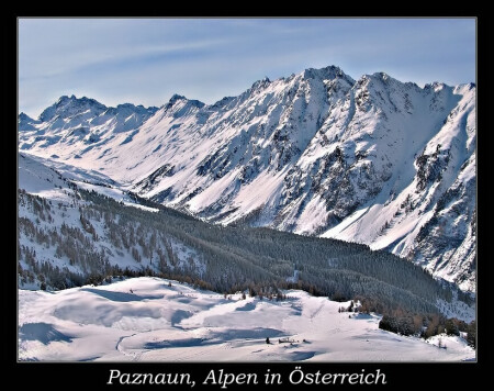 Paznaun, Alpen in Osterreich