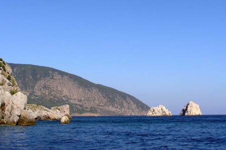 Синее море