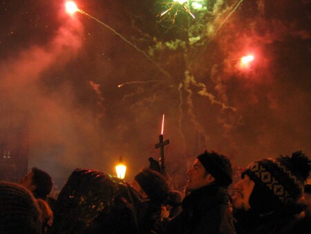 Фейерверк на Карловом Мосту