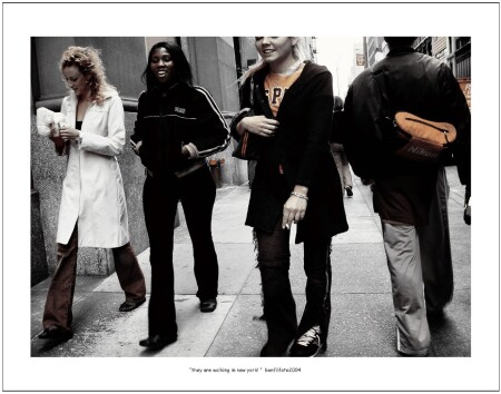 "they are walking in new york :0)