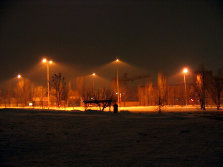 Ночной снегопад