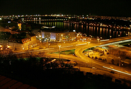 Ночная Братислава