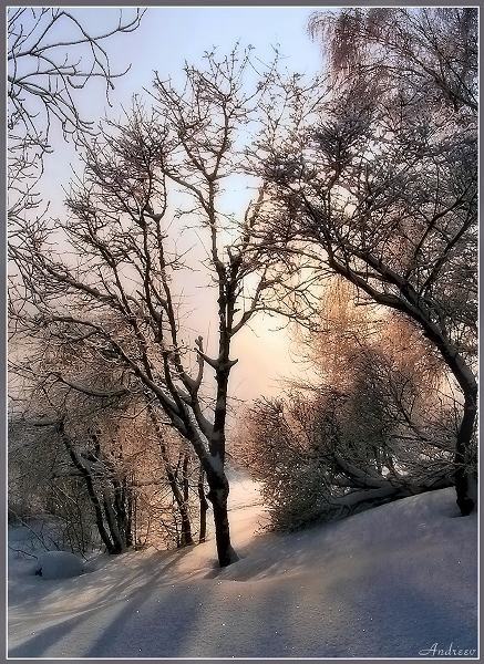 Застывшие краски.