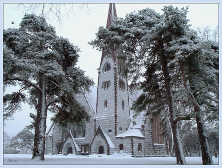 Кирха в феврале