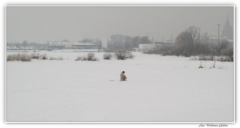 Рыбак - отшельник.