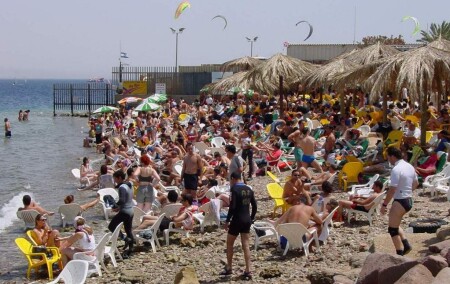 Eilat. Пляж на "Villiage beach"