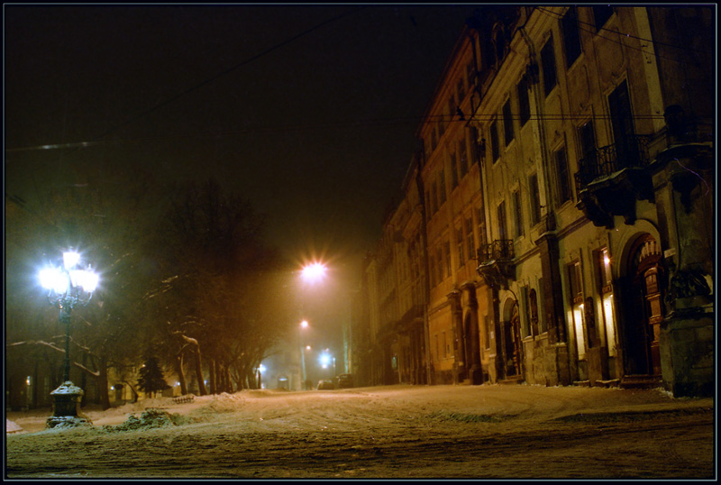 Город спит
