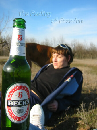The feeling of Freedom.