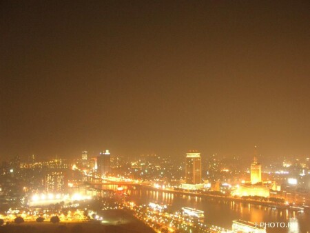 Ночной Каир. Вид с Кайро тауэр