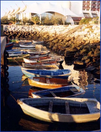 Algarve. Boats.