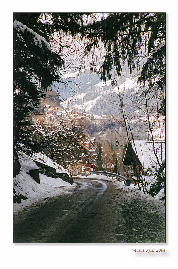 Village in mountains