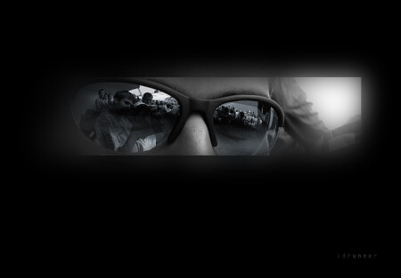 behind the eyes...