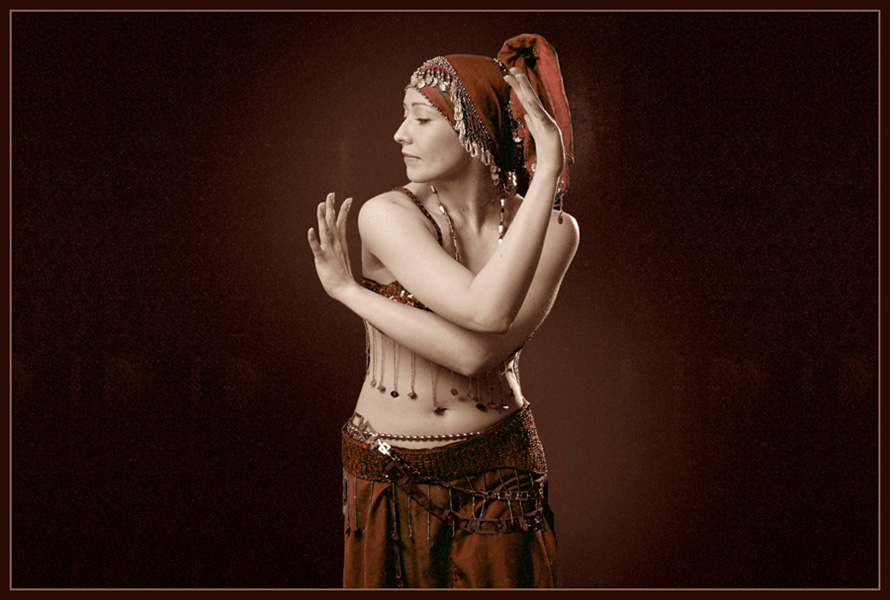 Ethnic. Dancer. Portrait.