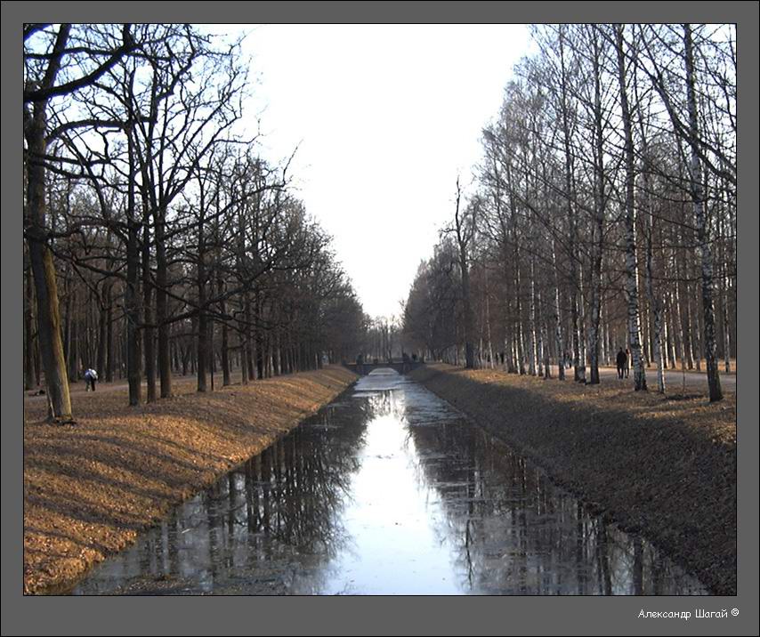 Весна в Александровском парке (Пушкин)