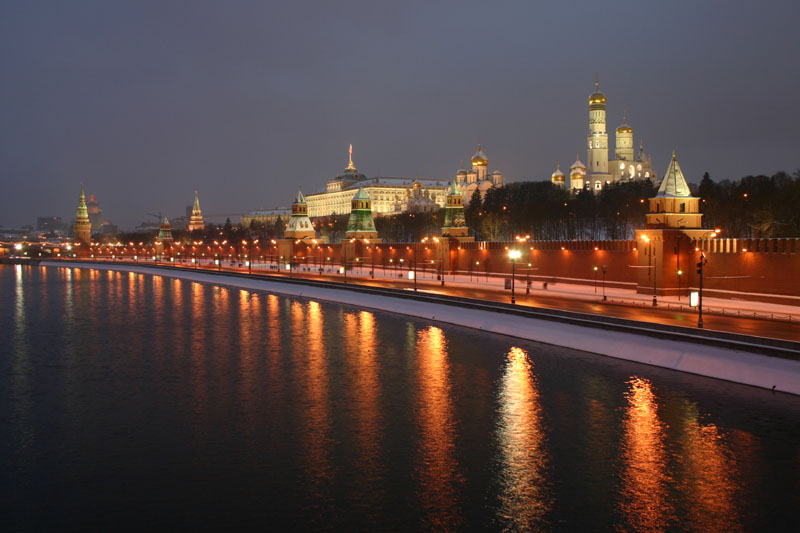 Кремль ночью