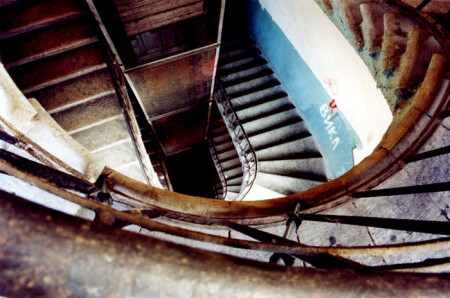 down