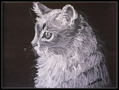 Кошка Дымка