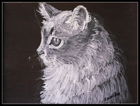 Кошка Дымка