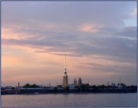 На закате
