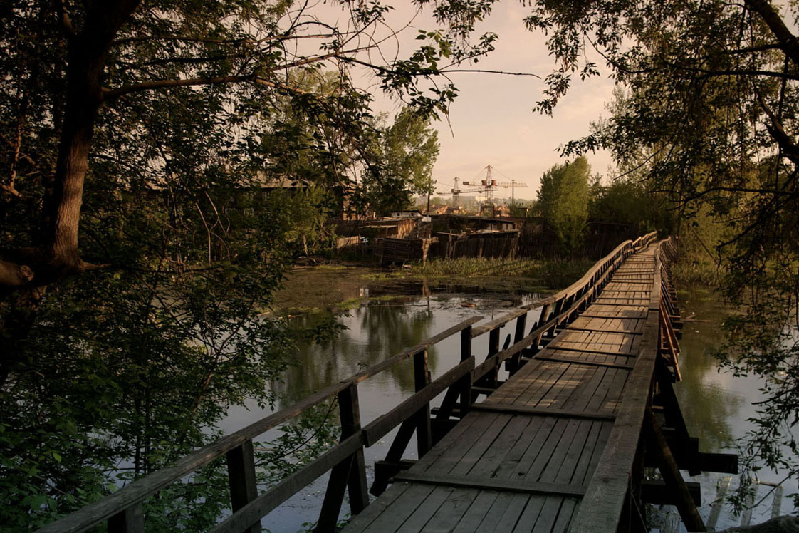 Деревенский мосток