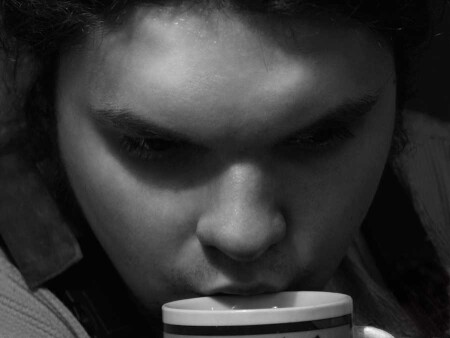 горячий чай