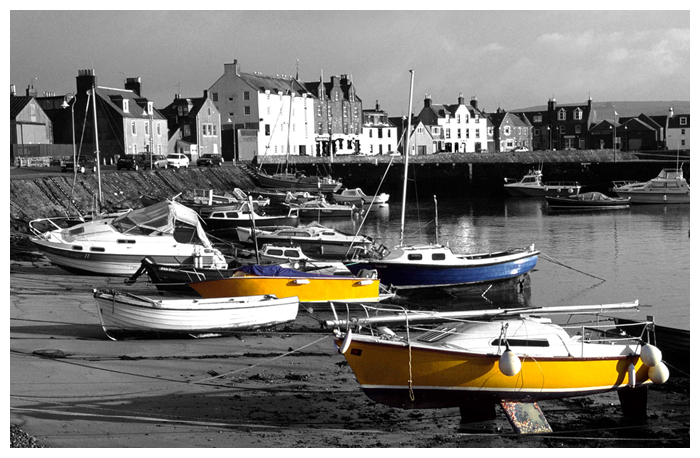 Stonehaven boats.