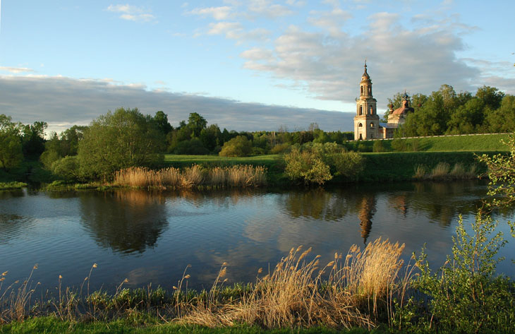 В лучах заката