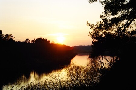 Закат на Угре