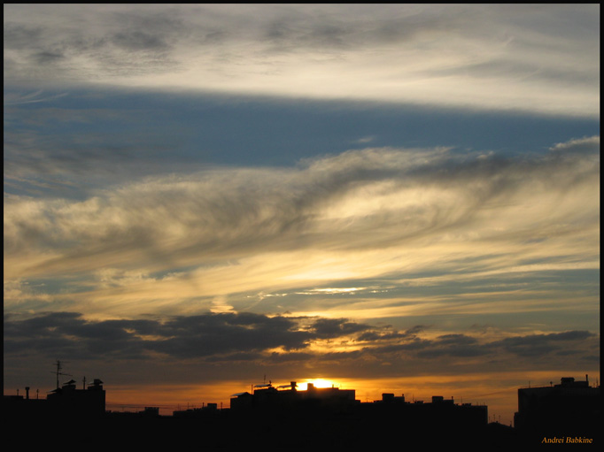The warm front