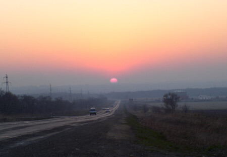 Утро в дороге