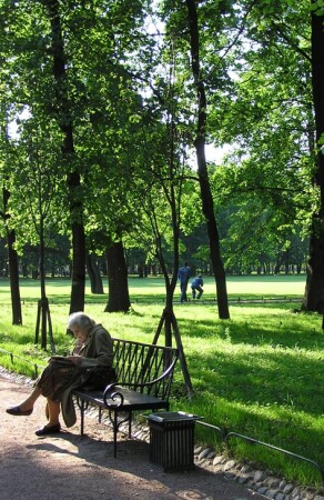 В тенистом парке