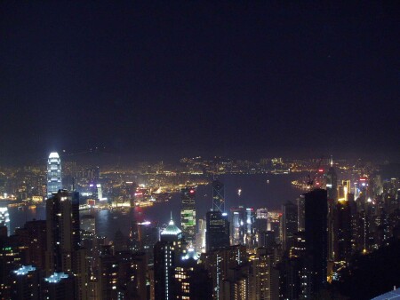 Honk Kong at night
