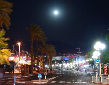 Eilat. Полнолуние