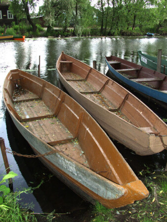 Лодки на реке Трубеж