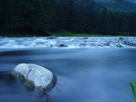 Затишье бурной речки